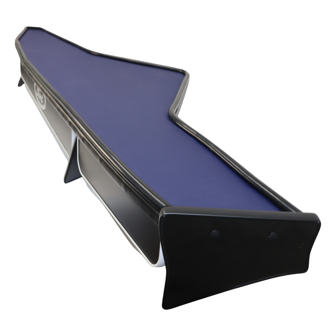 Полка кабины длинная Ford синяя с перфорацией\ST- Экокожа на поролоне \на всю торпеду Полка кабины длинная Ford синяя с перфорацией\ST- Экокожа на поролоне \на всю торпеду