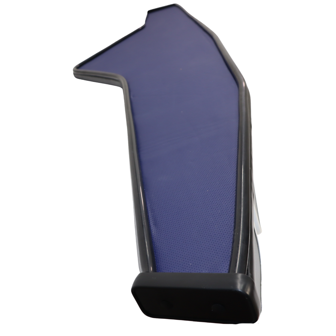 Полка кабины длинная Ford синяя с перфорацией\ST- Экокожа на поролоне \на всю торпеду Полка кабины длинная Ford синяя с перфорацией\ST- Экокожа на поролоне \на всю торпеду