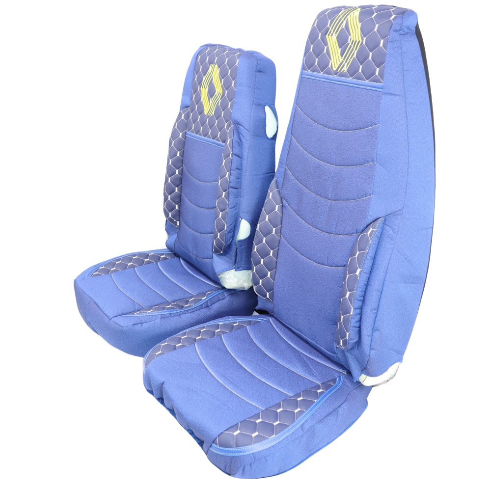 Чехол на сиденья KILIFI Renault Magnum, трасформер пассажирское сидение, синий Чехол на сиденья KILIFI Renault Magnum, трасформер пассажирское сидение, синий