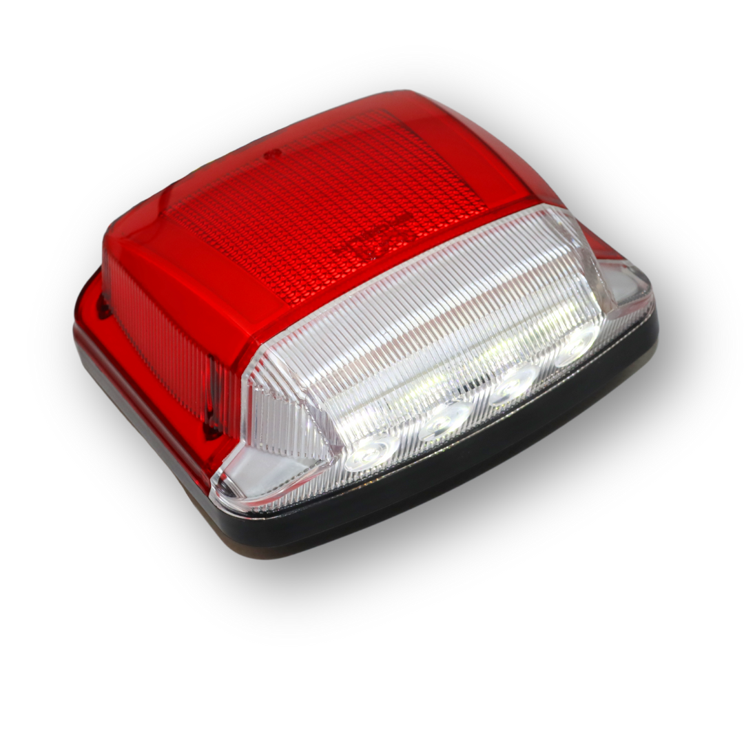 Подсветка номера прицепа красная LED 24V 130*126,5