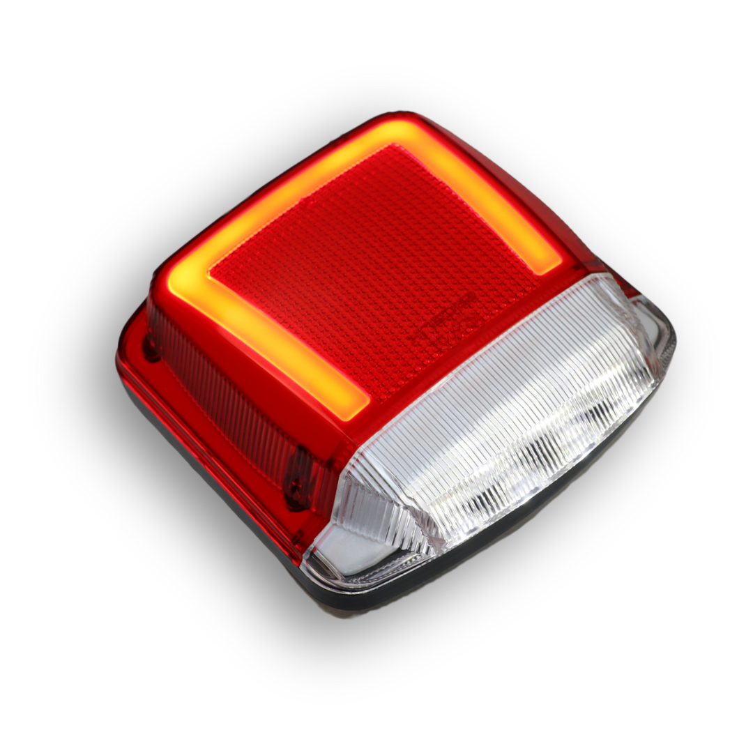 Подсветка номера прицепа красная LED 24V 130*126,5