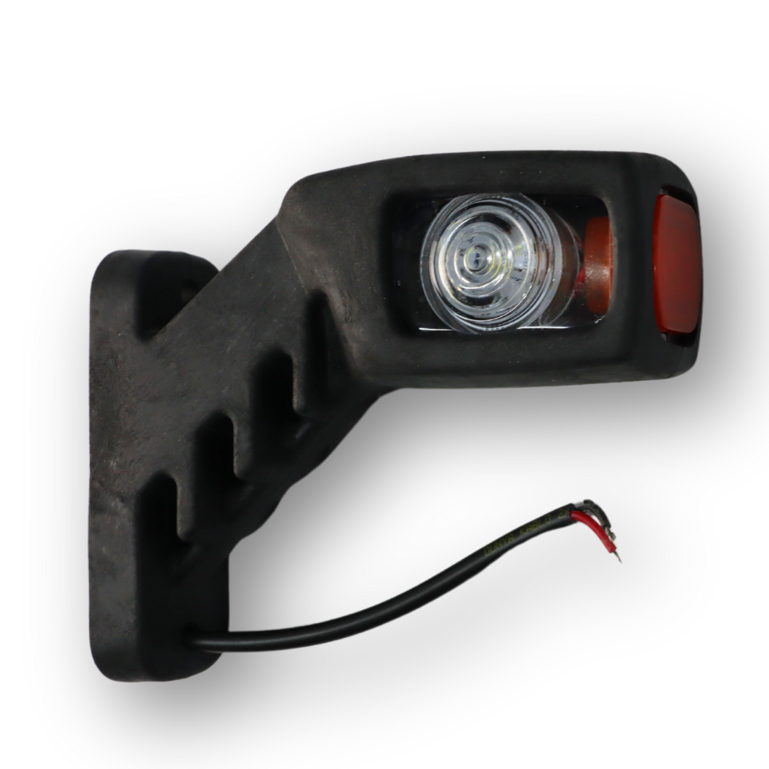 Фонарь габаритный рог LED-24V\13 см (угол 45*) Фонарь габаритный рог LED-24V\13 см (угол 45*)