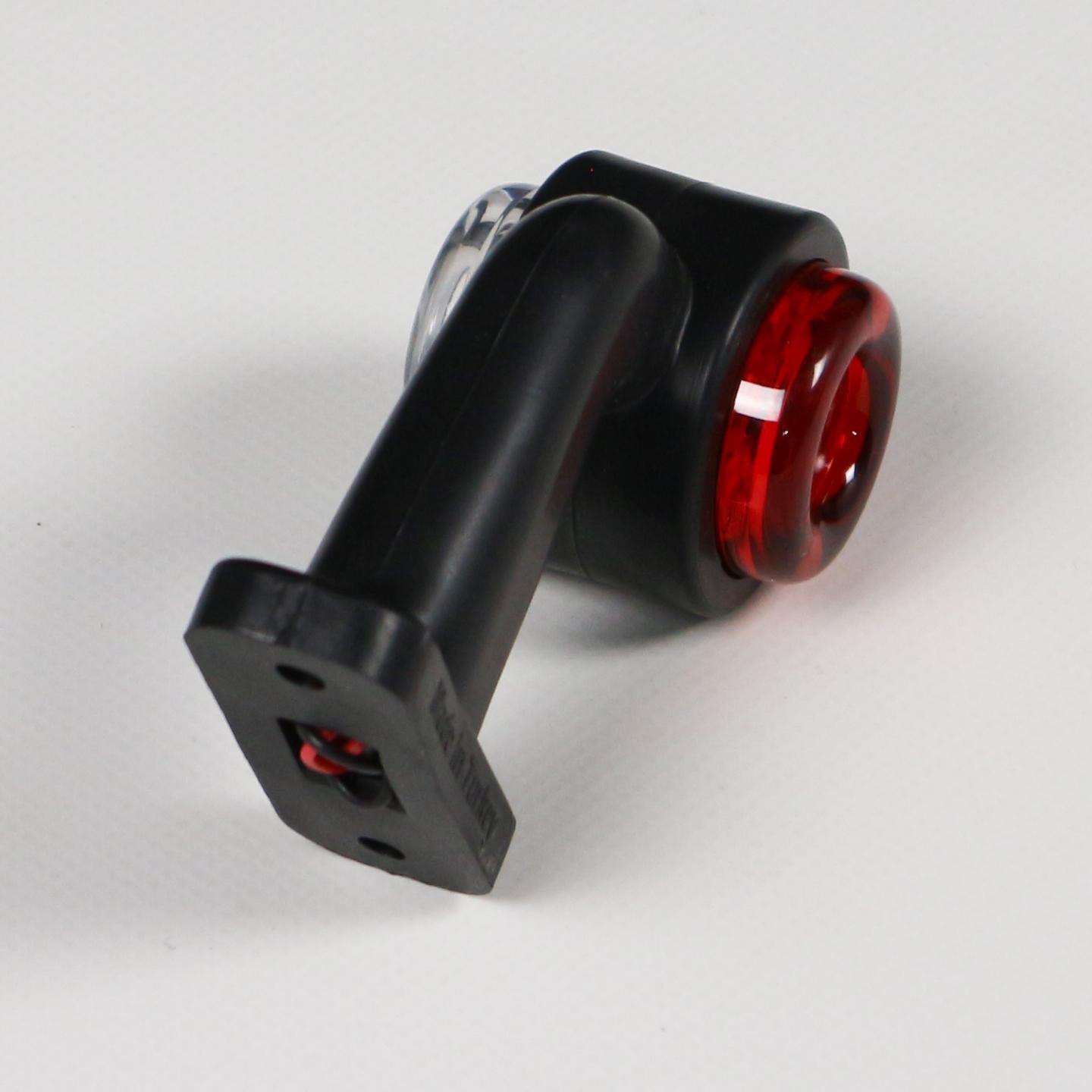 Фонарь габаритный рог 7 см, 18 LED кривой-бегущий диод \F.PLAS\ Фонарь габаритный рог 7 см, 18 LED кривой-бегущий диод \F.PLAS\