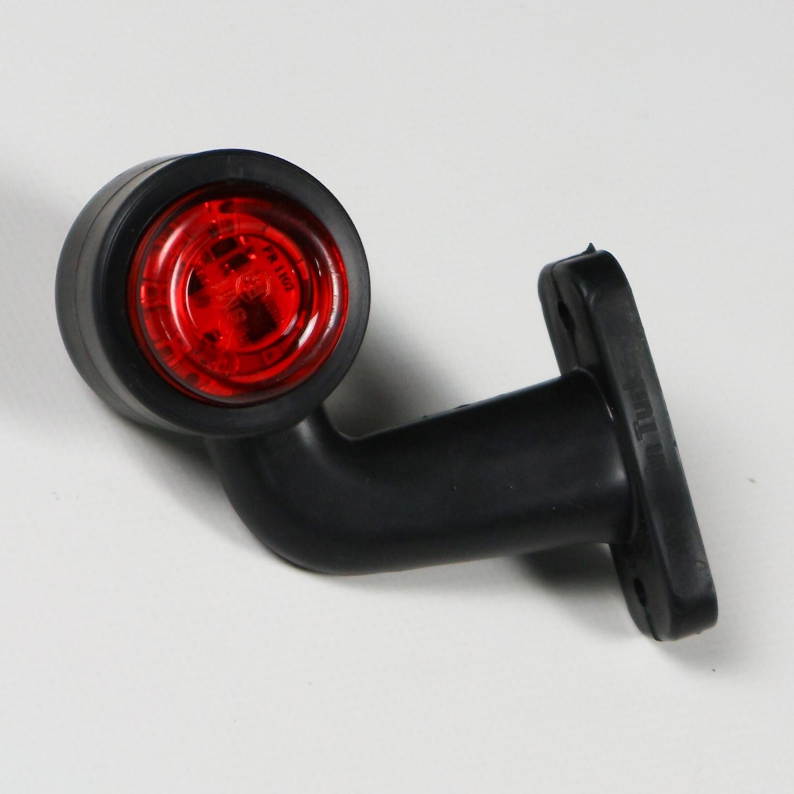 Фонарь габаритный рог 7 см, 18 LED кривой-бегущий диод \F.PLAS\ Фонарь габаритный рог 7 см, 18 LED кривой-бегущий диод \F.PLAS\