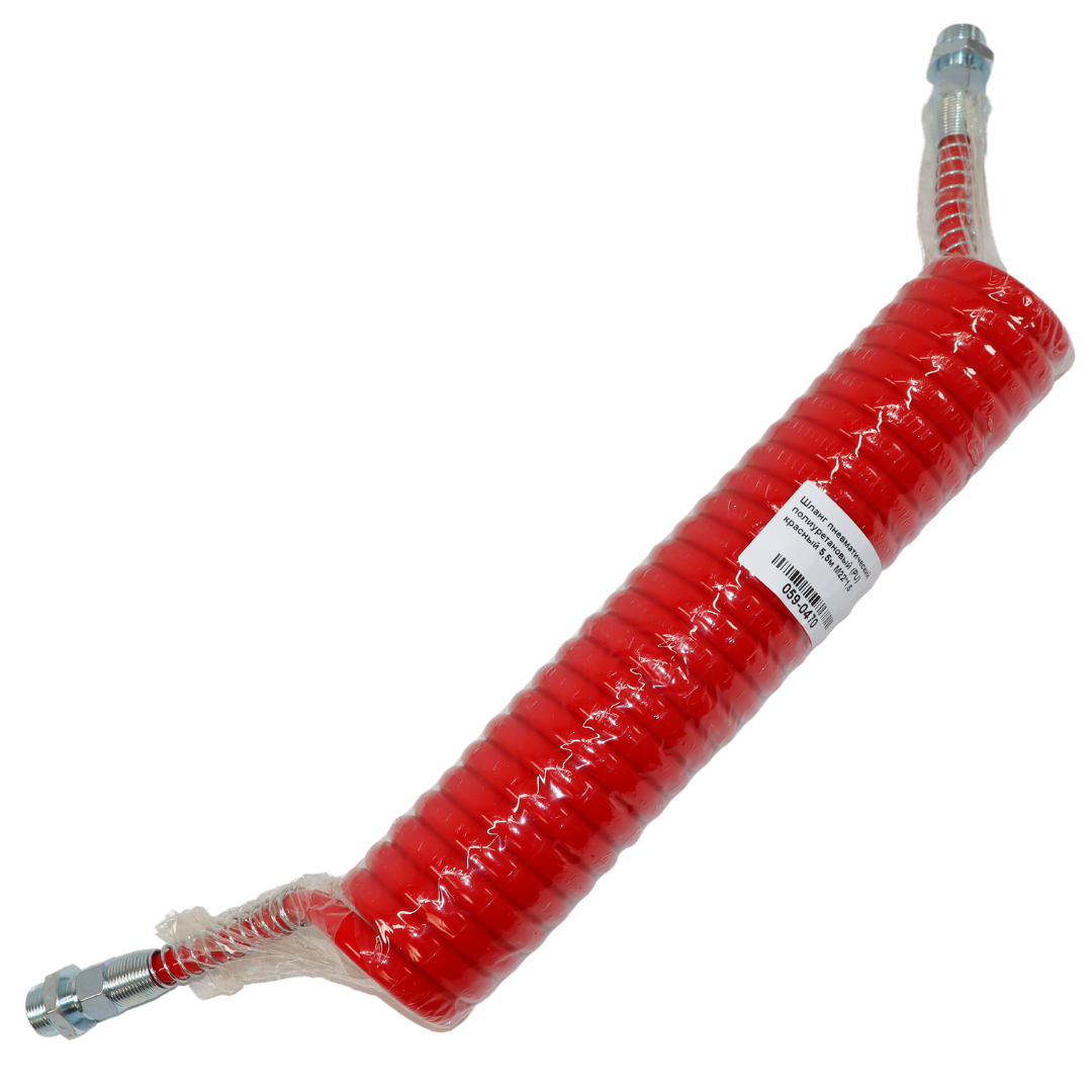 Шланг пневматический полиуретановый (PU) красный 5,5м М22*1,5 Шланг пневматический полиуретановый (PU) красный 5,5м М22*1,5