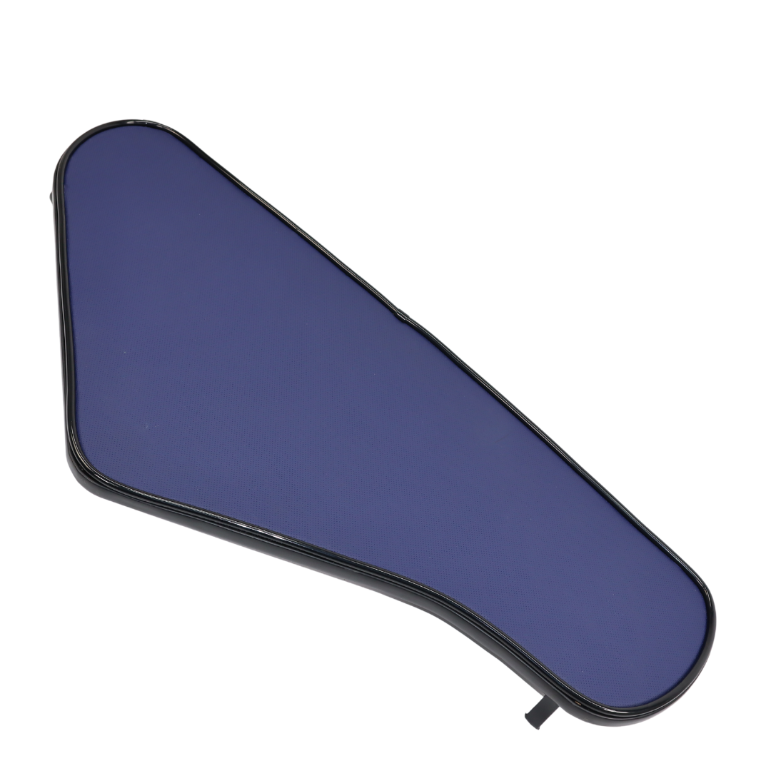 Полка кабины короткая Ford синяя с перфорацией\ST- Экокожа на поролоне