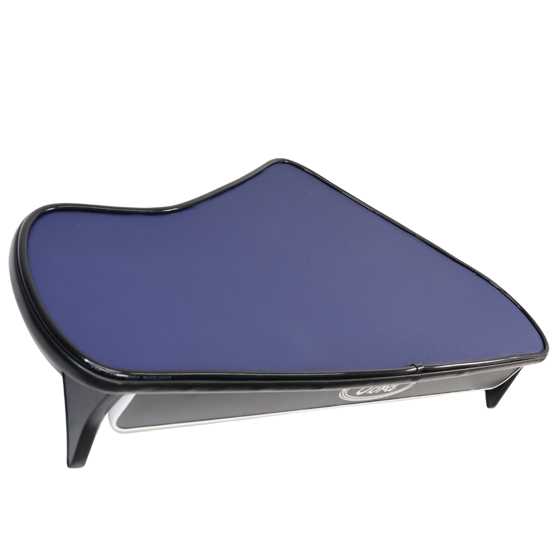 Полка кабины короткая Ford синяя с перфорацией\ST- Экокожа на поролоне