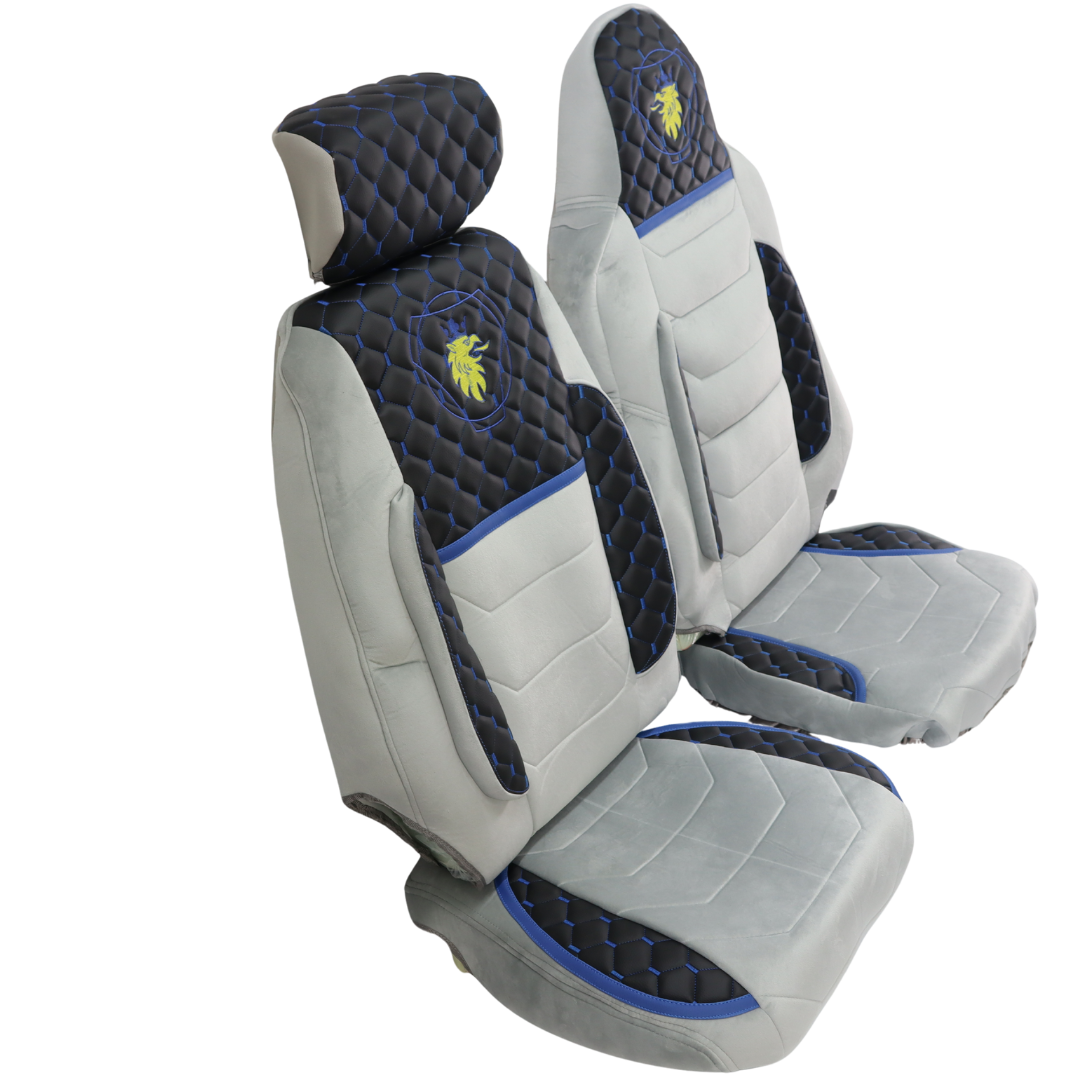 Чохол на сидіння KLF UK SCANIA R,G,P,S (2014-...) водій моноліт - пас. складне, синій Чохол на сидіння KLF UK SCANIA R,G,P,S (2014-...) водій моноліт - пас. складне, синій