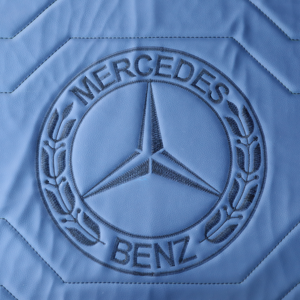 Коврик 3D Экокожа Mercedes Actros EURO 6 MP4\MP5, синий,