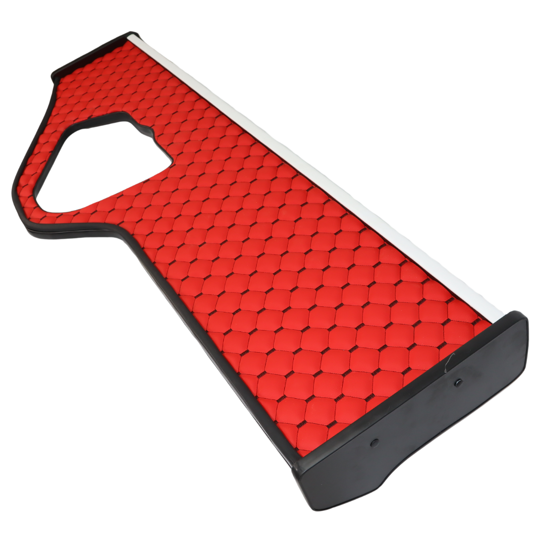 Полиця кабіни довга VOLVO FH 12\16 з 2008 червона\ST- Екошкіра стежка\ Полиця кабіни довга VOLVO FH 12\16 з 2008 червона\ST- Екошкіра стежка\