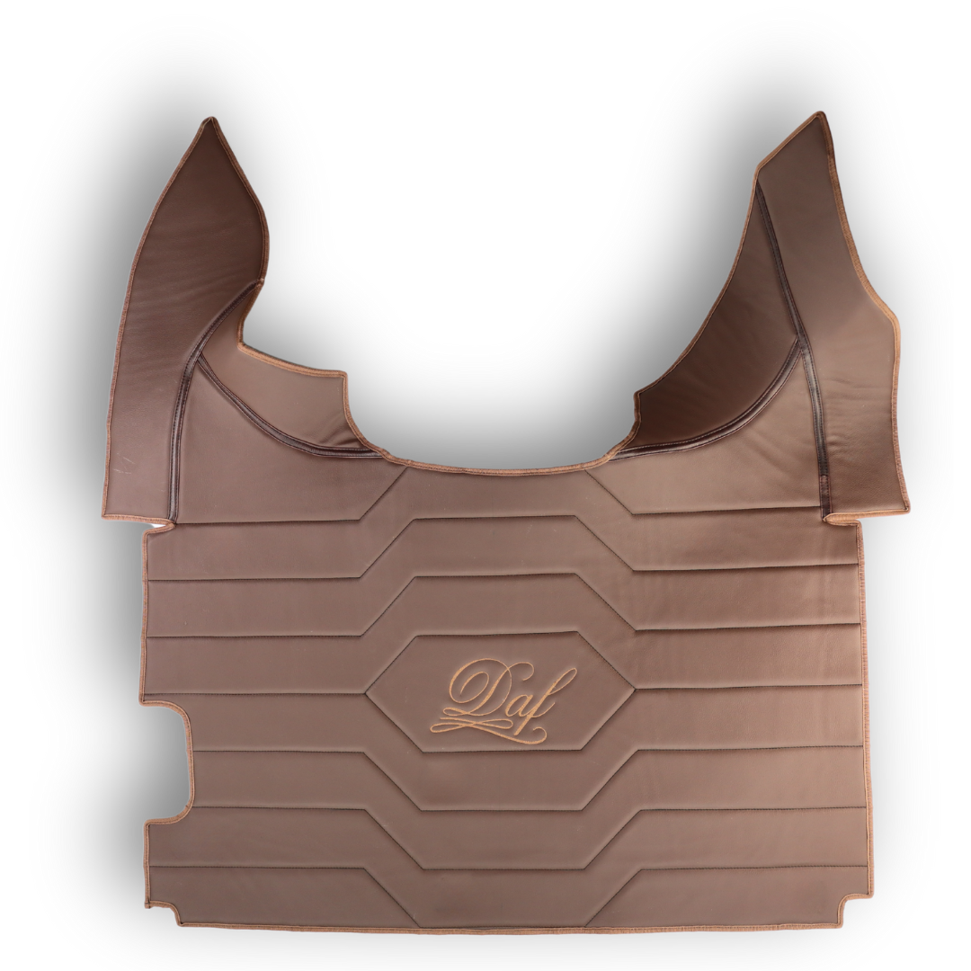 Коврик 3D Экокожа DAF XF106 c 2013; АКПП, коричневый Коврик 3D Экокожа DAF XF106 c 2013; АКПП, коричневый