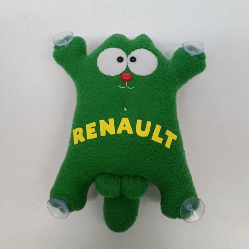 Кот игрушка RENAULT зелёный
