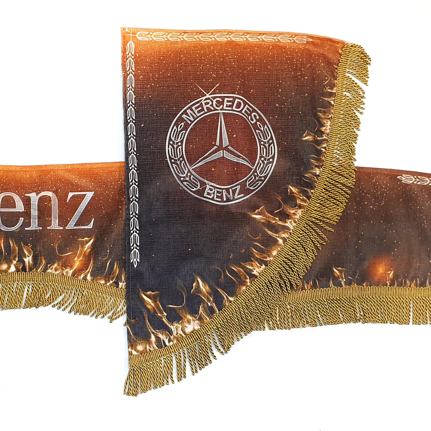 Шторка комп. MERCEDES коричневый