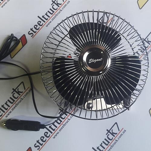 Вентилятор 12V 8 "  с креплением