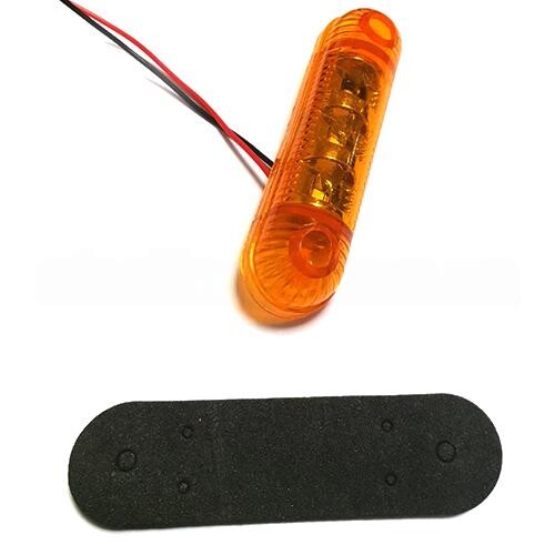 Фонарь декор LED 3 желтый