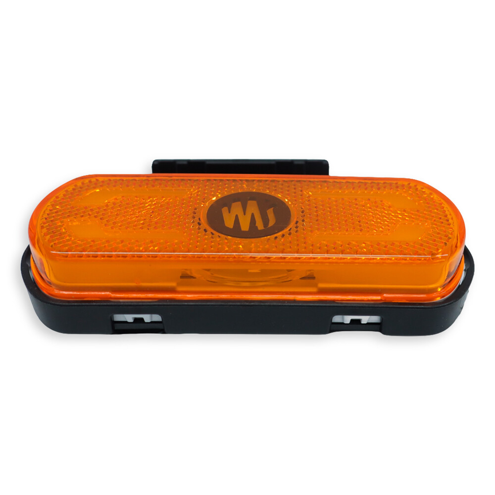 Фонарь габаритный диодный желтый 12-24 V \с креплением\ WAS