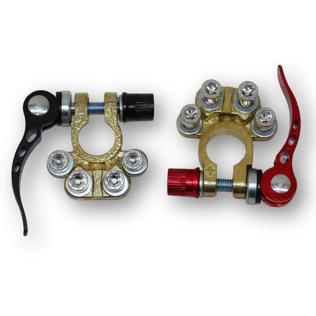 Клеммы аккум. латунь с быстросъемным соединением Клеммы аккум. латунь с быстросъемным соединением