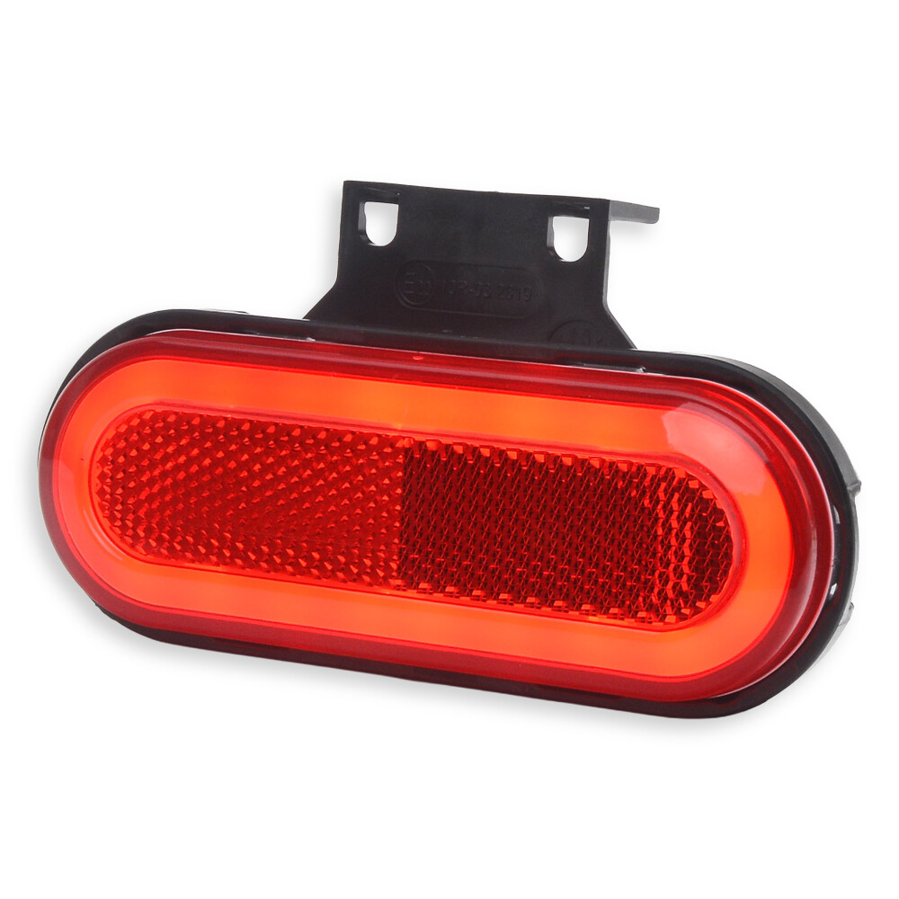 Ліхтар габаритний NEON червоний, 12-24V, 124x49 (WAS) Ліхтар габаритний NEON червоний, 12-24V, 124x49 (WAS)