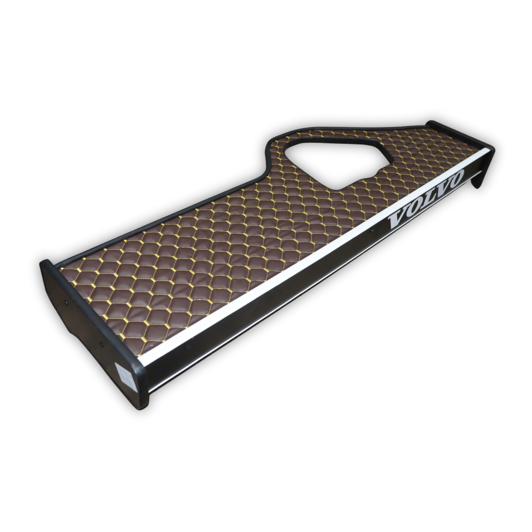Полиця кабіни довга VOLVO FH 12\16 з 2008; коричнева, Екошкіра стежка