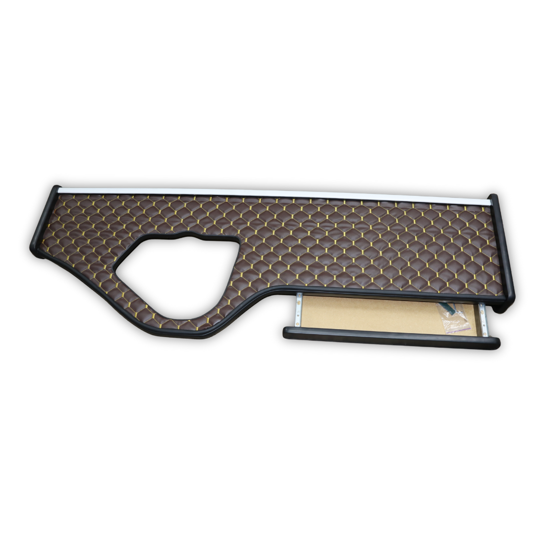 Полиця кабіни довга VOLVO FH 12\16 з 2008; коричнева, Екошкіра стежка