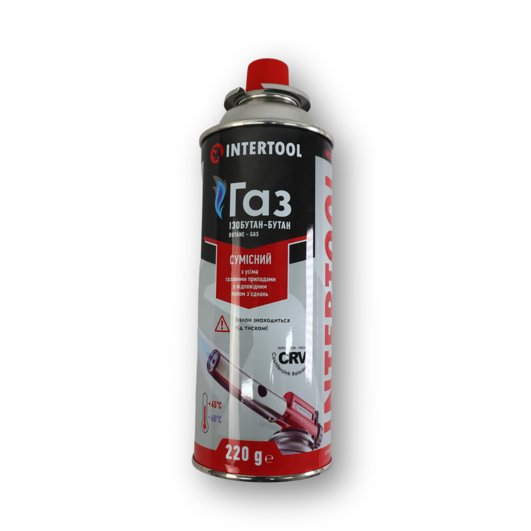 Баллон газовы 220г. \INTERTOOL\