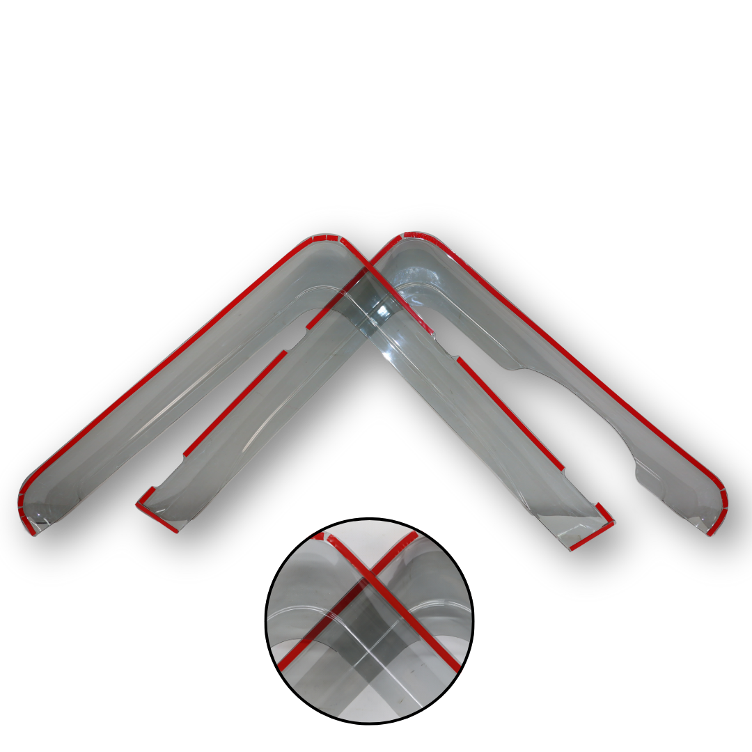 Вітровик SCANIA; 2004-2016; Чорний. Накладний. Вітровик SCANIA; 2004-2016; Чорний. Накладний.