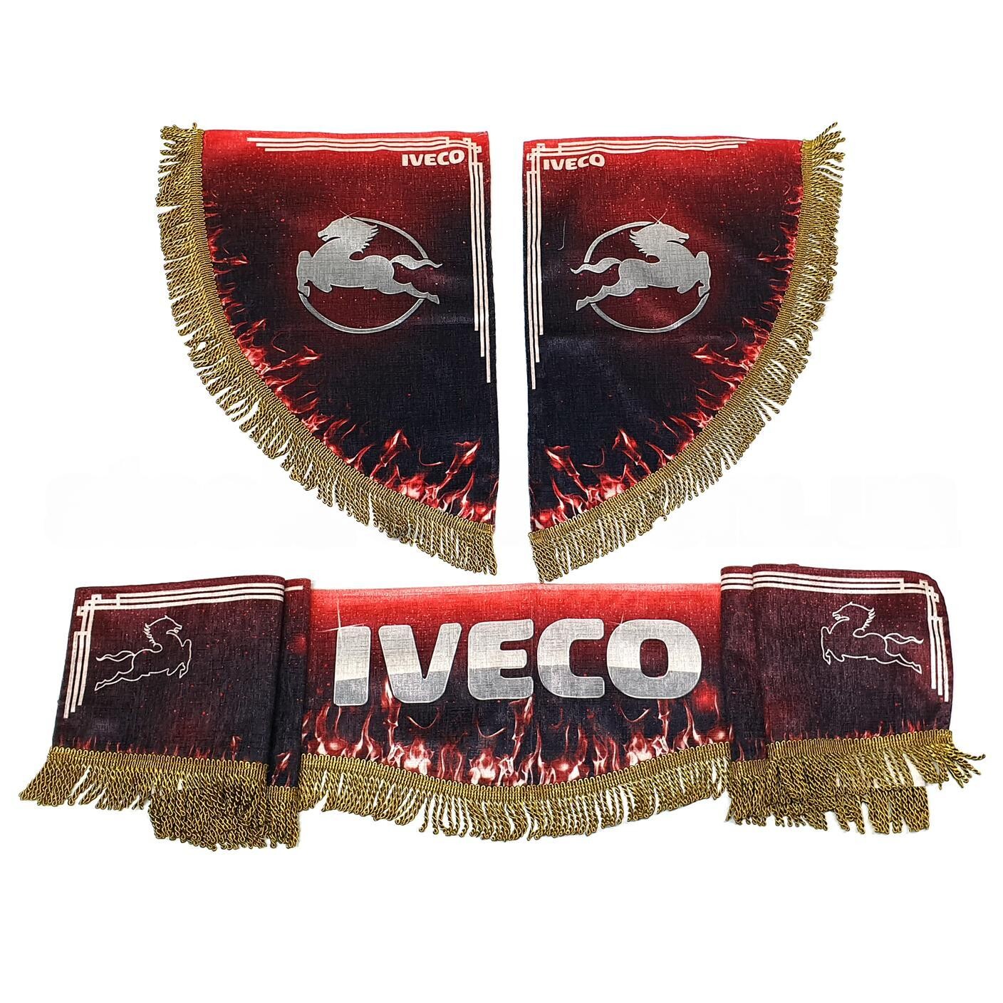 Шторка комп. IVECO красная