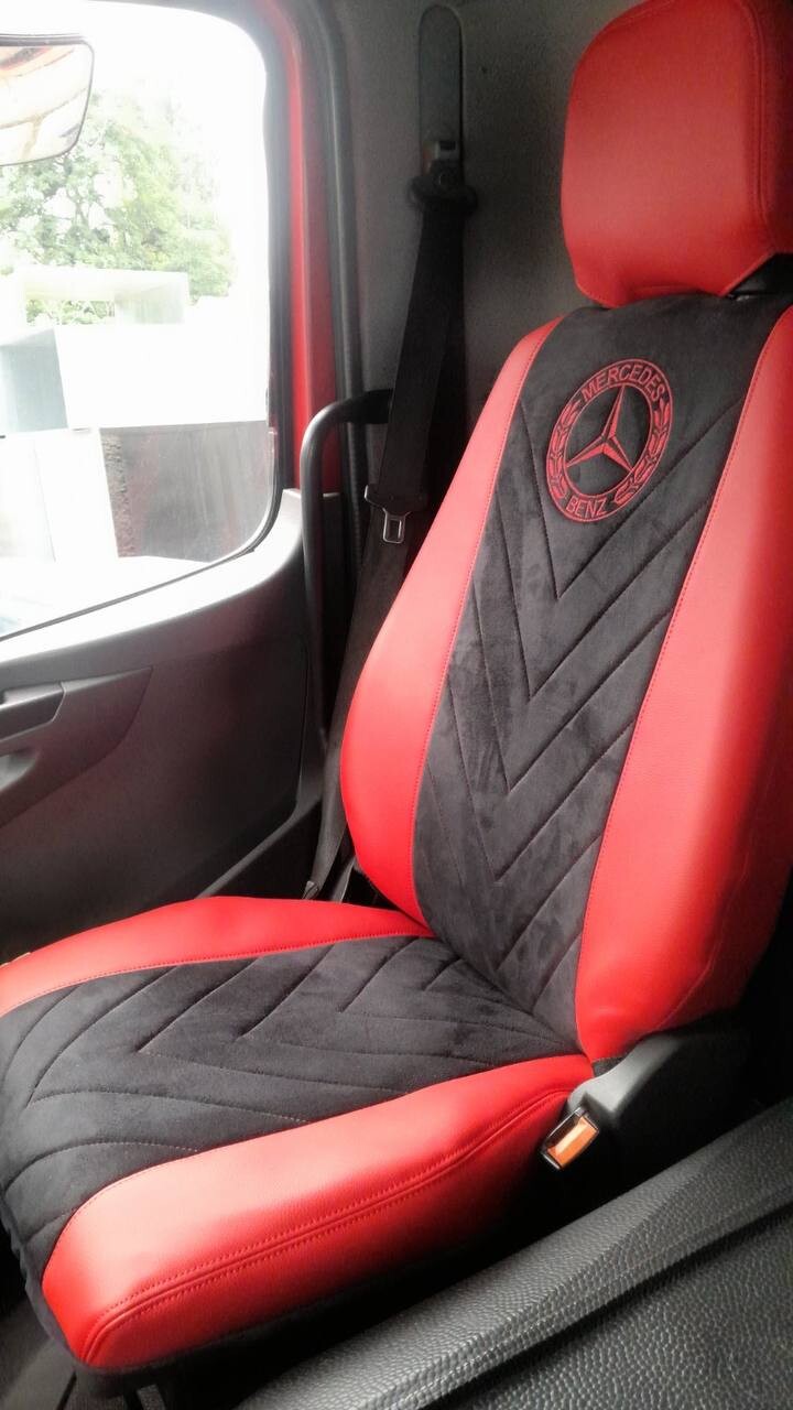 Чохол чохол на сидіння Mercedes AXOR,ATEGO (2004-2014) 1 ремінь(водій), високий підголівник шкіра-алькантара Чохол чохол на сидіння Mercedes AXOR,ATEGO (2004-2014) 1 ремінь(водій), високий підголівник шкіра-алькантара