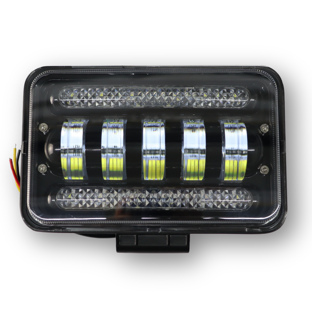 Фара универсальная диодная LED 24V (5 диодов+габарит 50W-165*110*55)