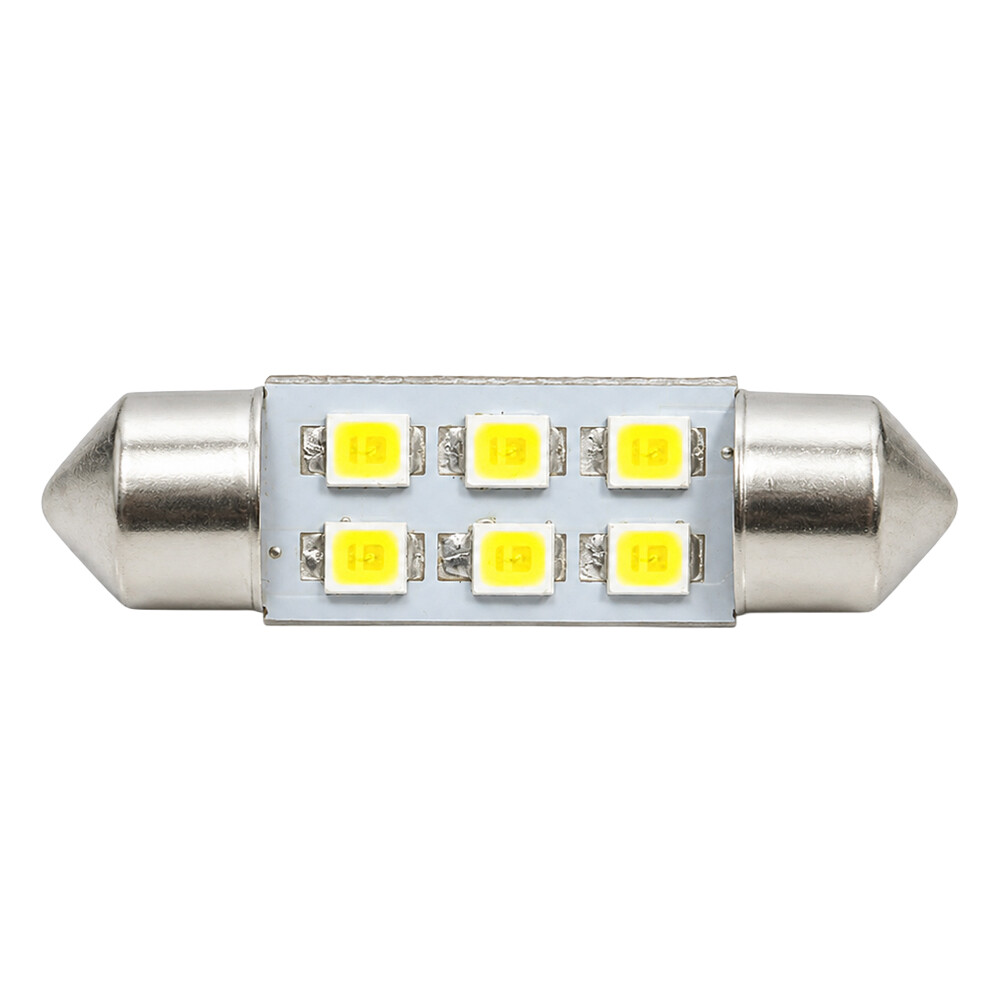Лампочка LED AC24V 6 диод. (салон) T8X36 SV8,5