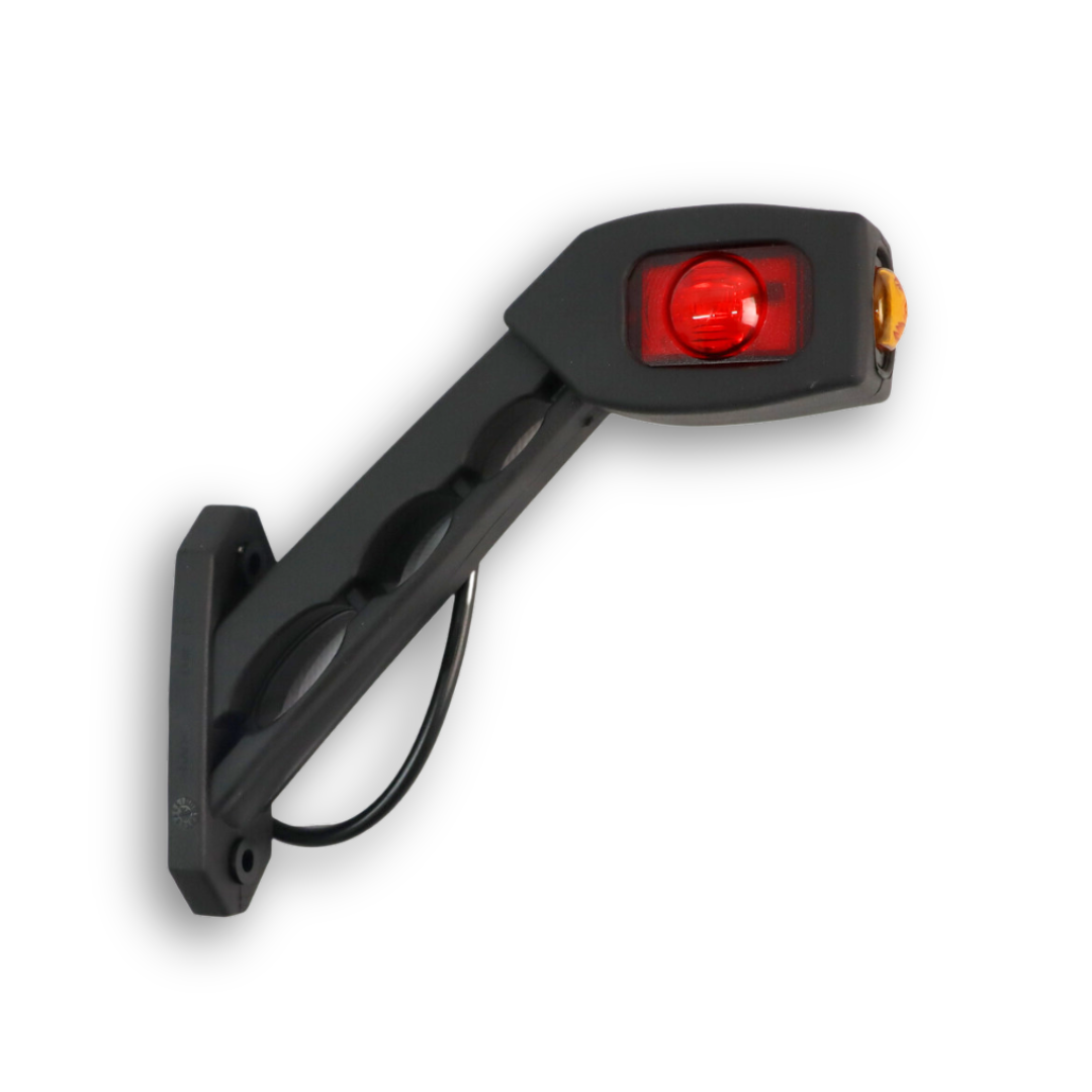 Фонарь габаритный рог LED 12-24 V; трехцветный; 178мм; правый (HORPOL) Фонарь габаритный рог LED 12-24 V; трехцветный; 178мм; правый (HORPOL)