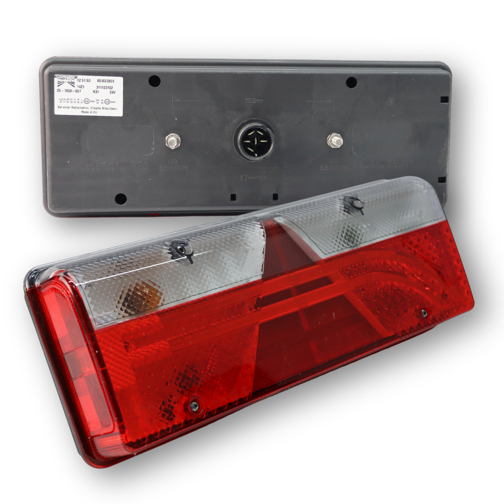 Ліхтар задній EUROPOINT III, світловідбивач, LED габарит, роз'єм 7-pin ASS2; лівий (ASPOCK) Ліхтар задній EUROPOINT III, світловідбивач, LED габарит, роз'єм 7-pin ASS2; лівий (ASPOCK)