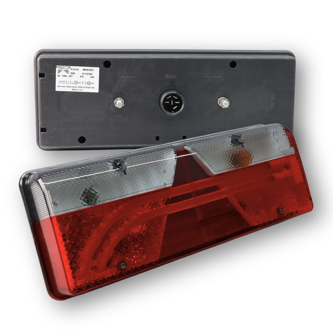 Фонарь задний EUROPOINT III, светоотражатель, LED габарит, разъем 7-pin ASS2; правый (ASPOCK)