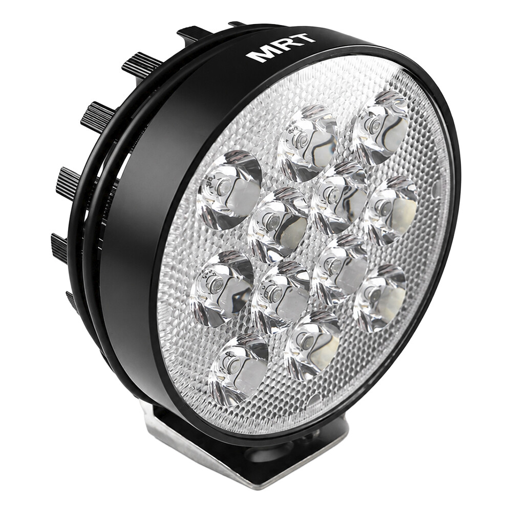Фара універсальна діодна LED 12-85V (12 діодів 20W кругла дальнє світло)