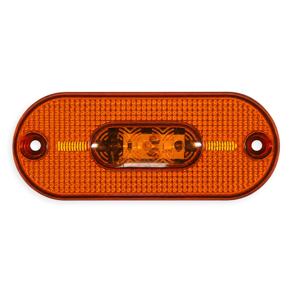 Ліхтар габаритний LED 2 жовтий 12/24V Ліхтар габаритний LED 2 жовтий 12/24V