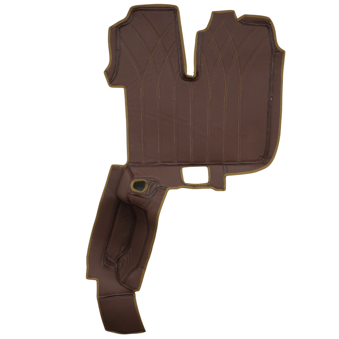 Коврик 3D Экокожа MAN TGX 2008-2017; 1ящ., АКПП,МКПП. коричневый,