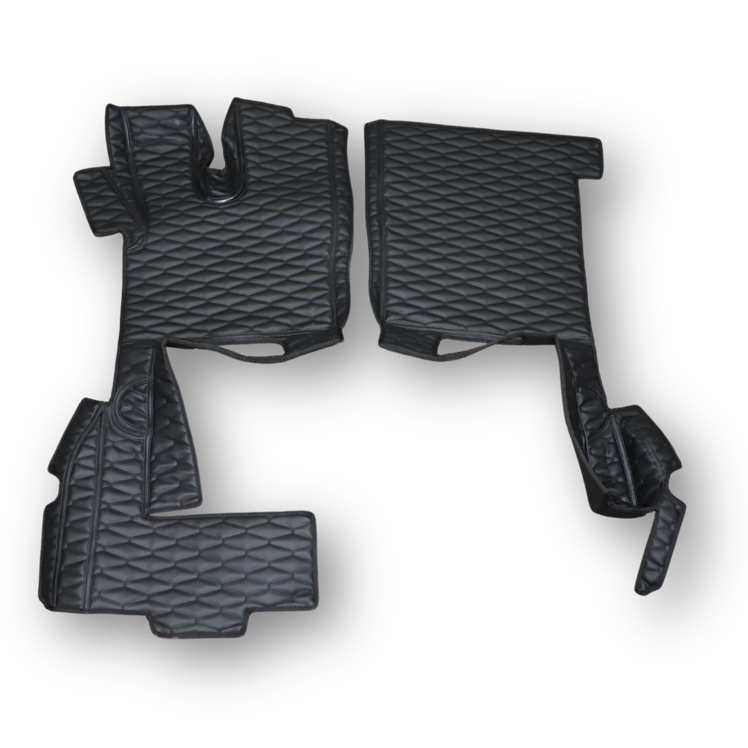 Килимок 3D Екошкіра DAF XF106 c 2013; АКПП, чорний Килимок 3D Екошкіра DAF XF106 c 2013; АКПП, чорний