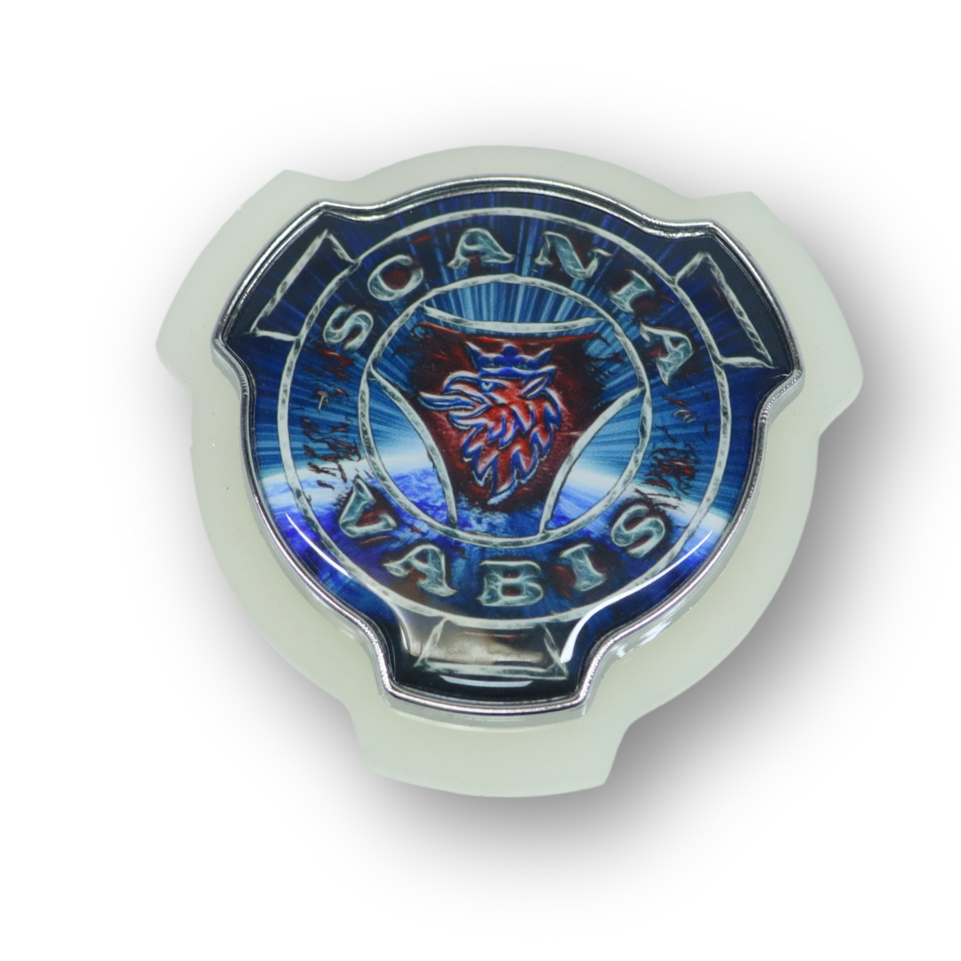 Фонарь декор эмблема SCANIA белый