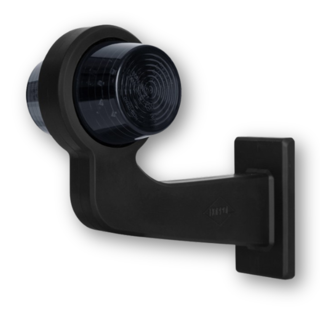 Фонарь габаритный рог LED кривой, желто-красный, 12/24V «GRAPHITE», правый (HORPOL) Фонарь габаритный рог LED кривой, желто-красный, 12/24V «GRAPHITE», правый (HORPOL)