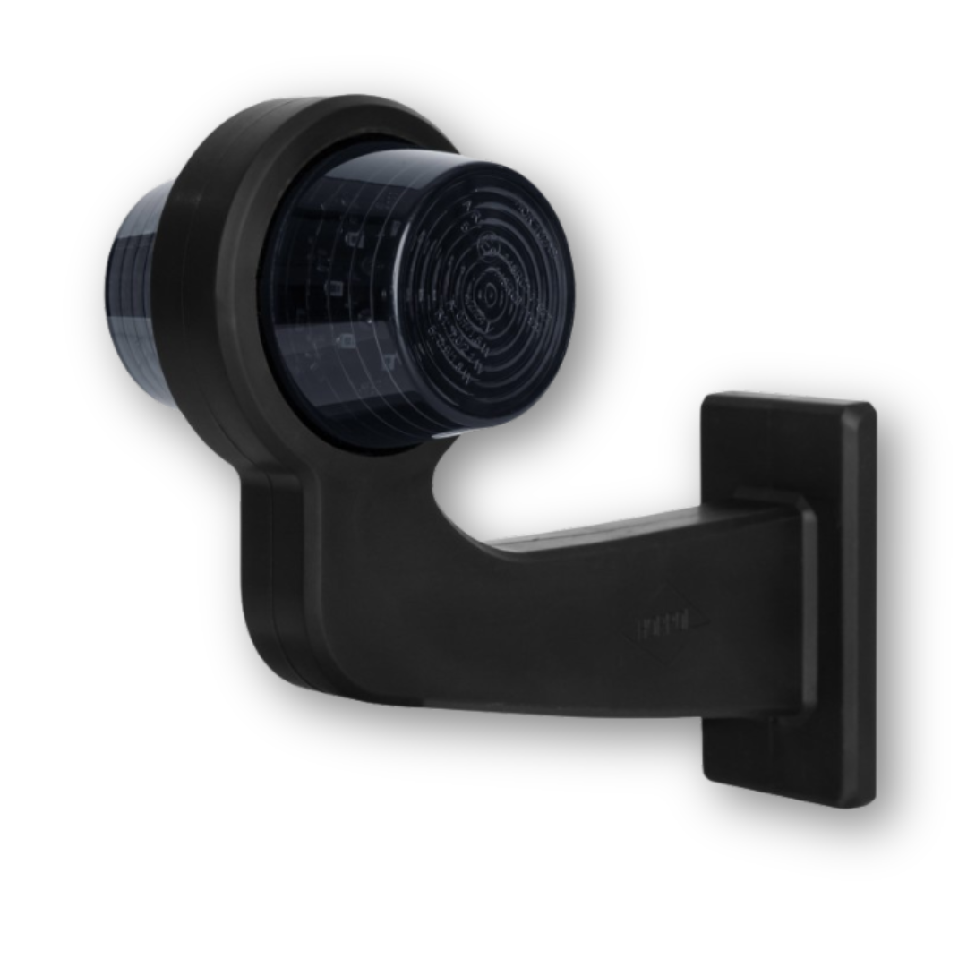 Фонарь габаритный рог LED кривой, желтый, 12/24V «GRAPHITE» (HORPOL) Фонарь габаритный рог LED кривой, желтый, 12/24V «GRAPHITE» (HORPOL)