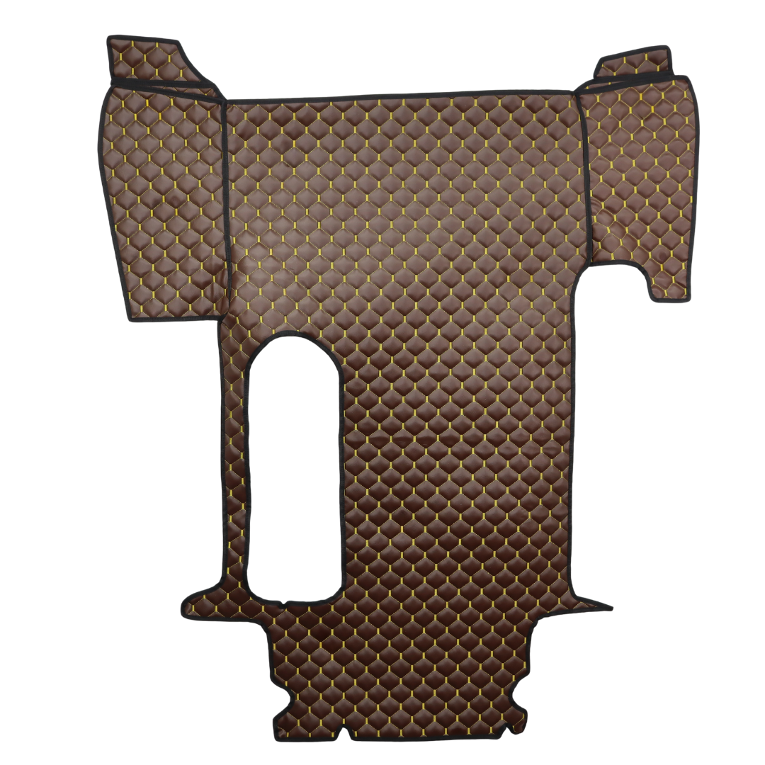 Коврик Экокожа MAN TGM/TGL/TGS/TGA XL -со спальником 2007-2020;МКПП,коричневый,