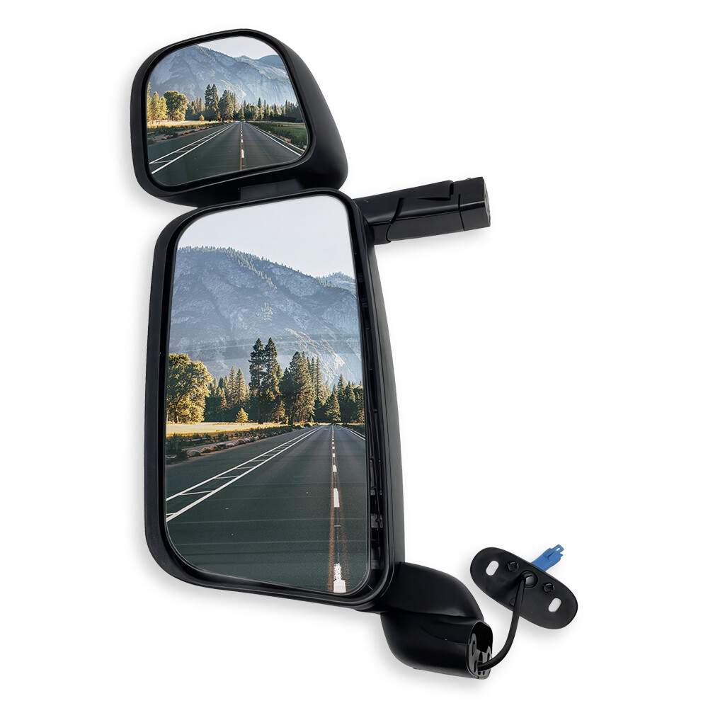 Зеркало основное Scania 4 114, 124 (1995-...) с электрорегулировкой и подогревом в сборе (короткий кронштейн) левое (C.F.BERG) Зеркало основное Scania 4 114, 124 (1995-...) с электрорегулировкой и подогревом в сборе (короткий кронштейн) левое (C.F.BERG)