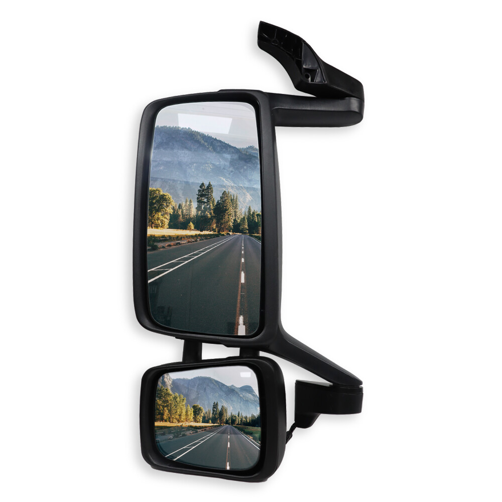 Зеркало основное VOLVO FH, FM (2003-...) с электрорегулировкой и подогревом в сборе; левое Зеркало основное VOLVO FH, FM (2003-...) с электрорегулировкой и подогревом в сборе; левое