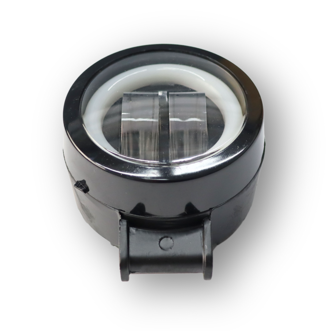 Фара универсальная диодная LED 9-32V (2 линзы свет желтый\белый 20W круглая ДХО) Фара универсальная диодная LED 9-32V (2 линзы свет желтый\белый 20W круглая ДХО)