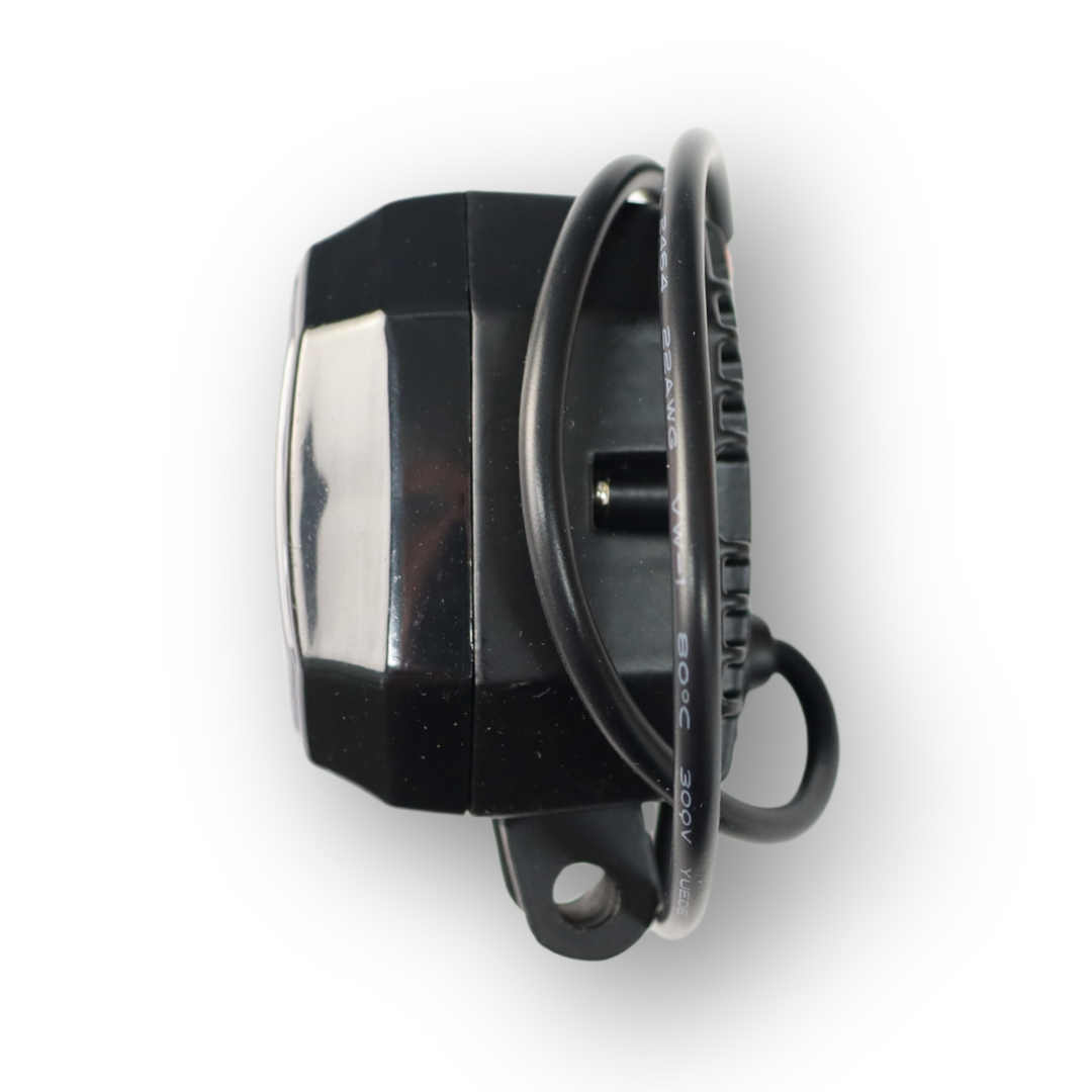 Фара универсальная диодная LED 9-32V (2 линзы свет желтый\белый 20W квадратная ДХО) Фара универсальная диодная LED 9-32V (2 линзы свет желтый\белый 20W квадратная ДХО)