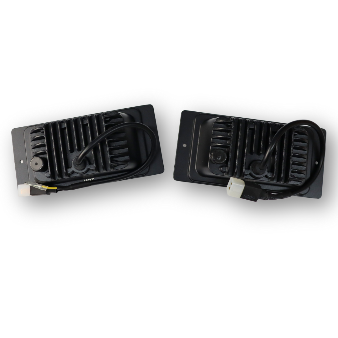 Фара противотуманная ВАЗ 2110, 2111, 2112, 2113, 2114, 2115 LED 12-24V  (4 линзы 80W ДХО) (MRT)