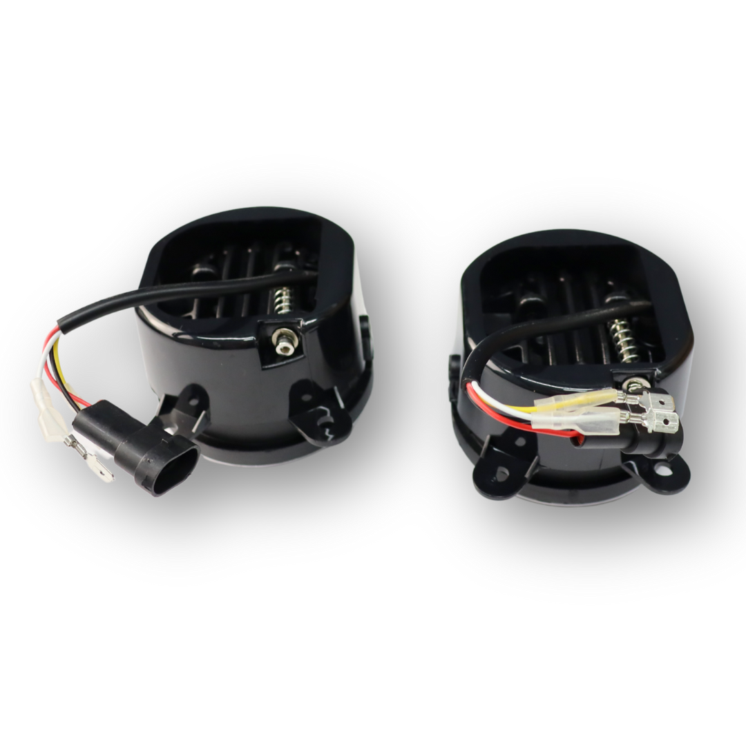 Фара протитуманна ВАЗ 2170 PRIORA, Gazelle LED (3 лінзи жовто-біле світло ДХО) (MRT)