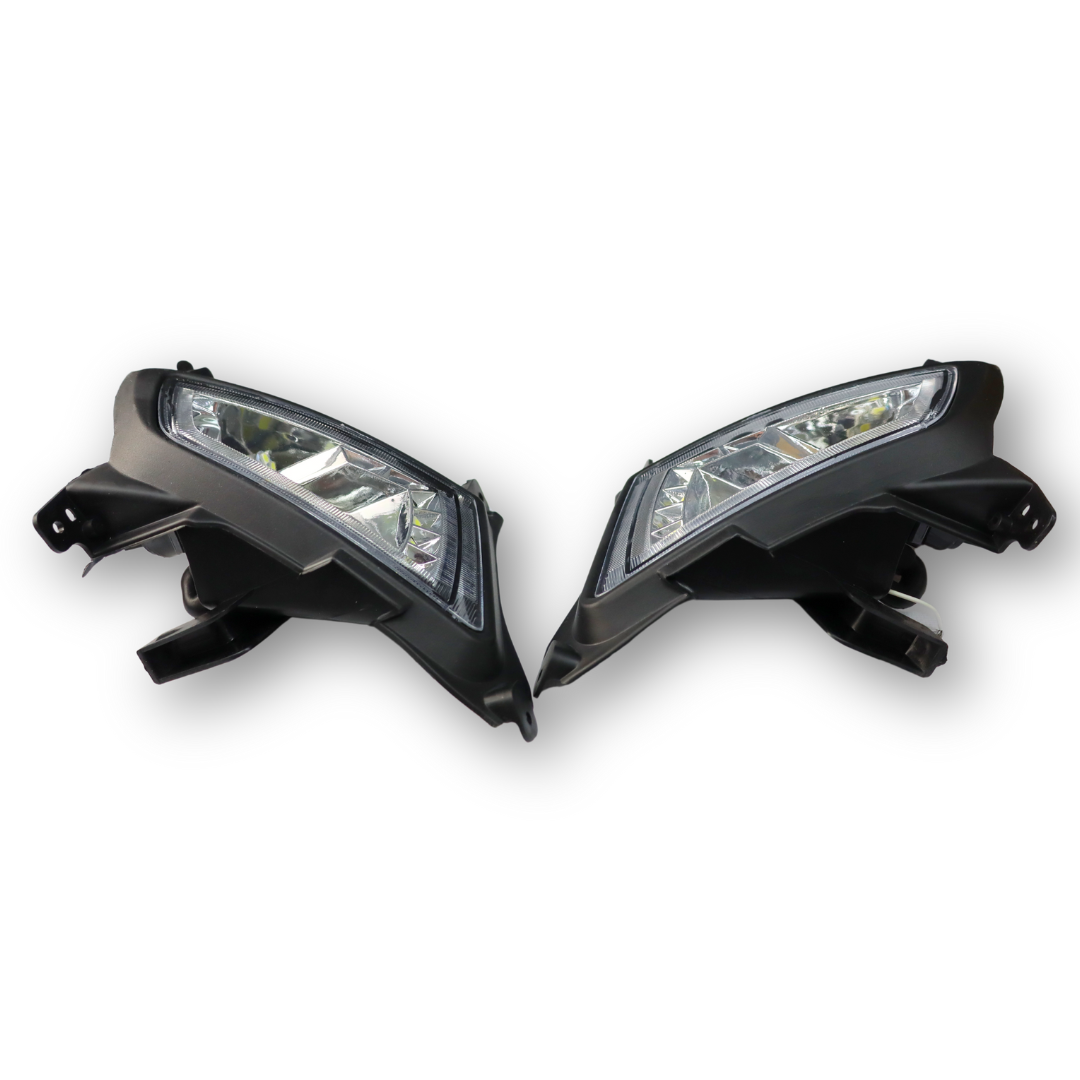 Фара противотуманная ВАЗ 2170 PRIORA LED 12V (3 линзы прямоугольные) (MRT)