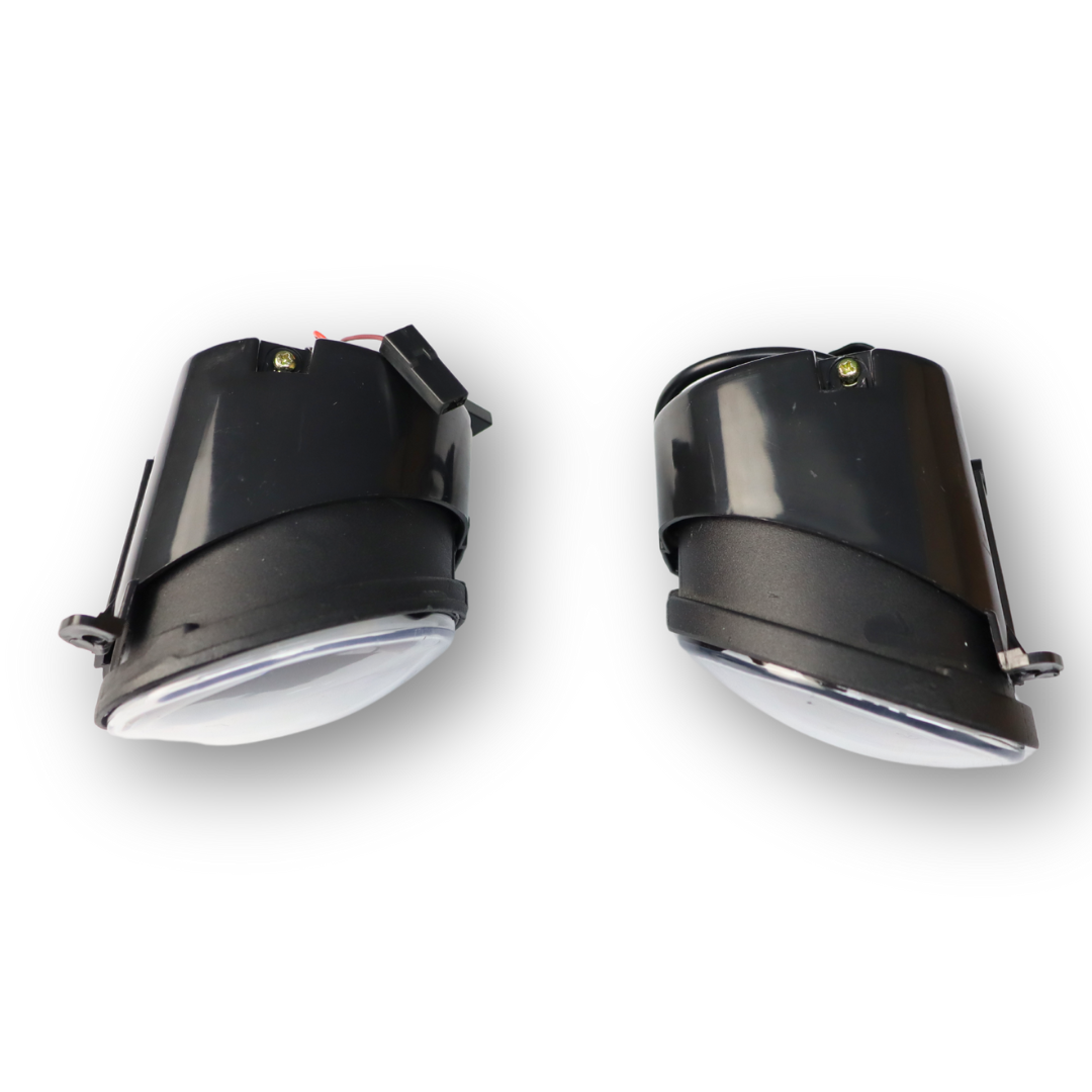 Фара противотуманная ВАЗ 2190 GRANDA LED (3 линзы желтый-белый свет ДХО) (MRT)