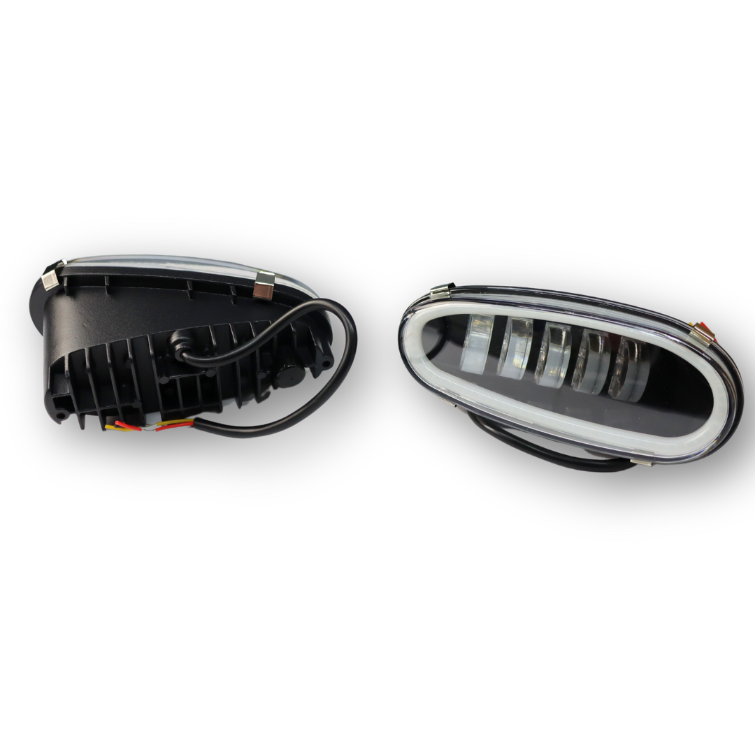 Фара противотуманная Daewoo Lanos LED 8-32V (5 линз 50W ДХО) (MRT)